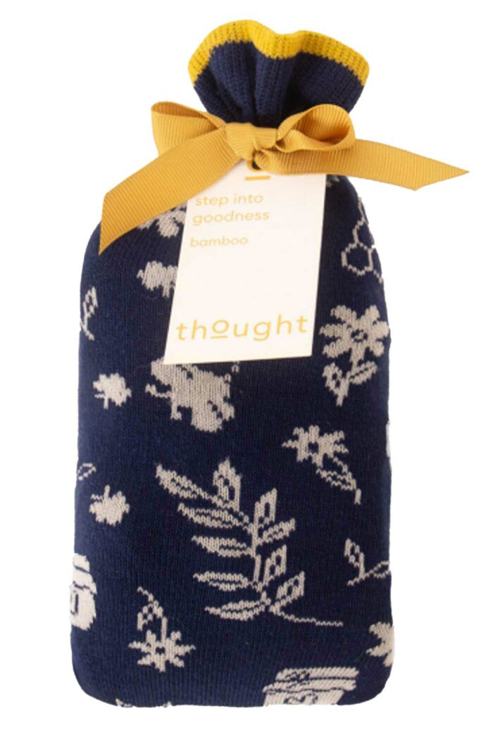 Cadeau zakje 2 paar bamboe bijensokken