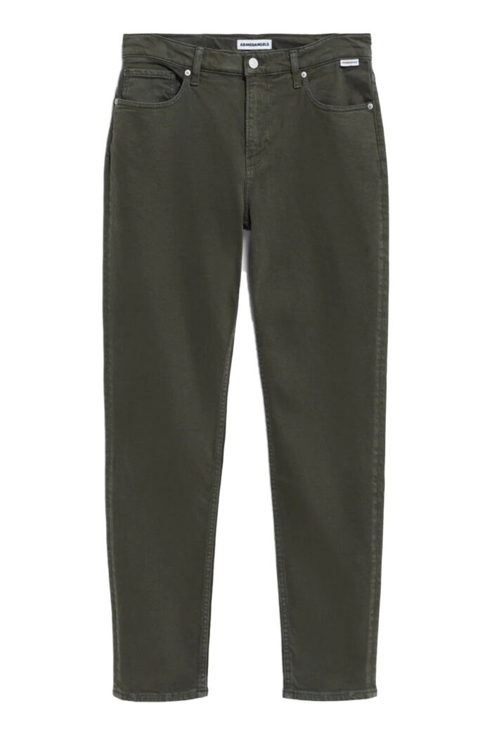 5-pocket broek donkergroen - Afbeelding 3