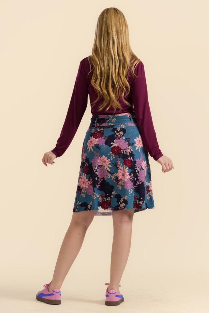 Rok bloemen ecovero - Afbeelding 3