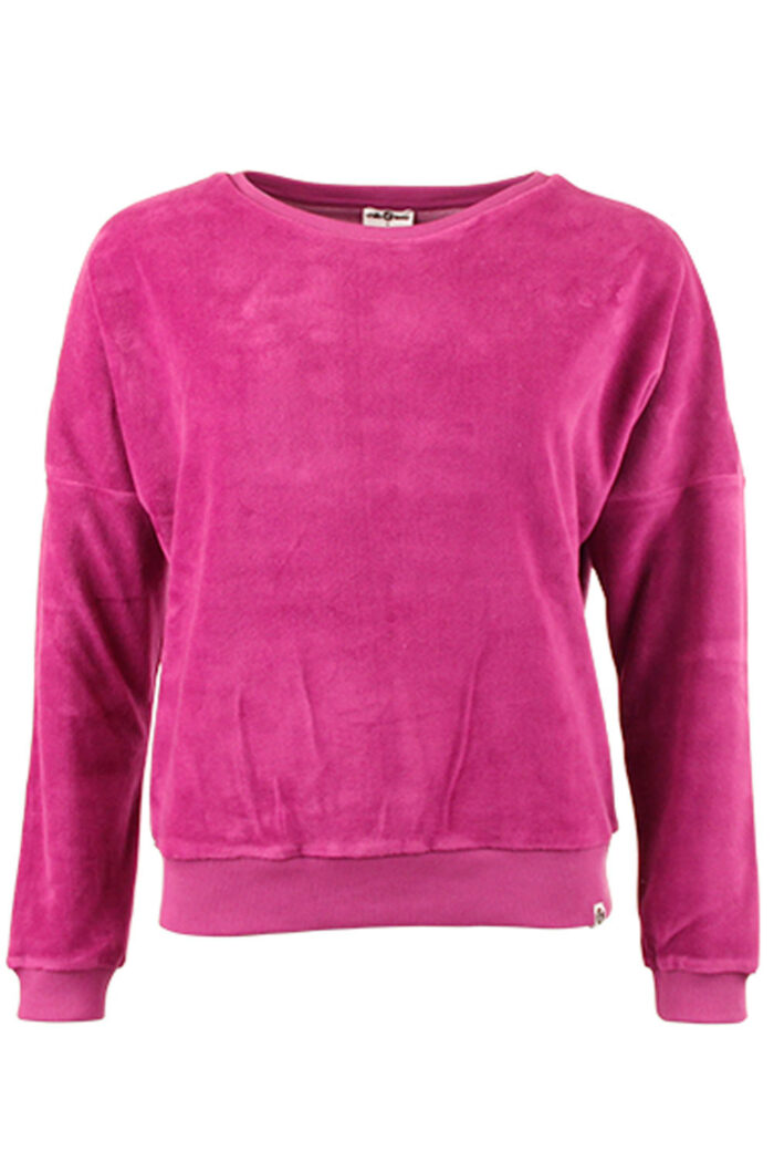 Velours sweater purple wine