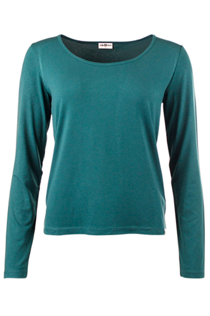 Lange mouwen shirt Ecovero pinegreen
