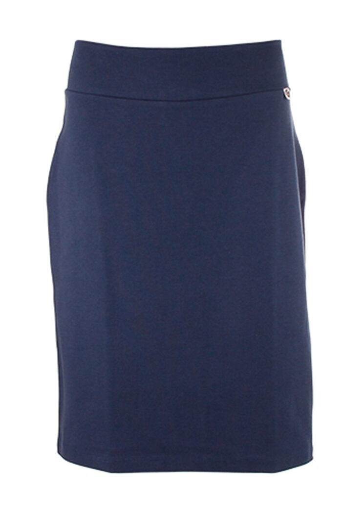 Rok jaquard donkerblauw