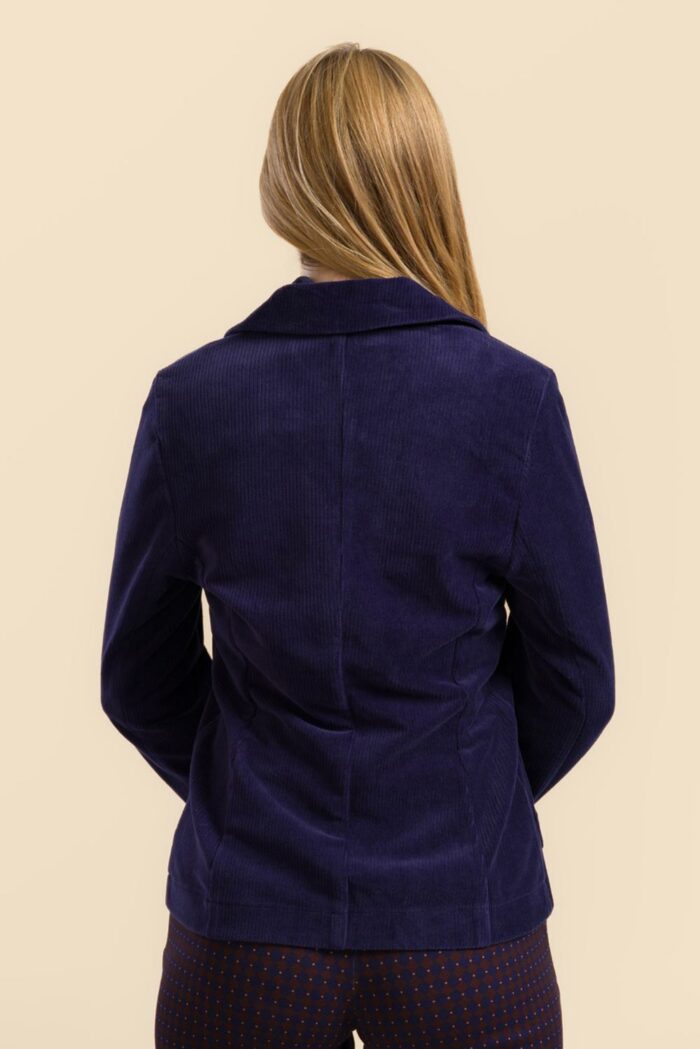 Blazer rib navy - Afbeelding 3