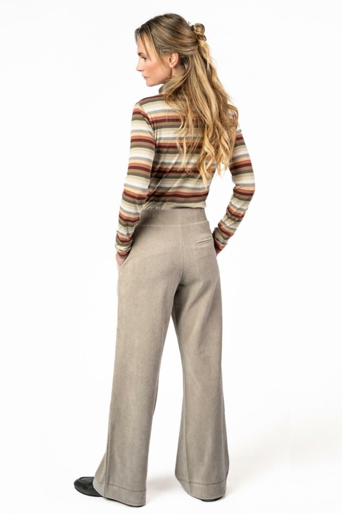 Velours broek beige - Afbeelding 3