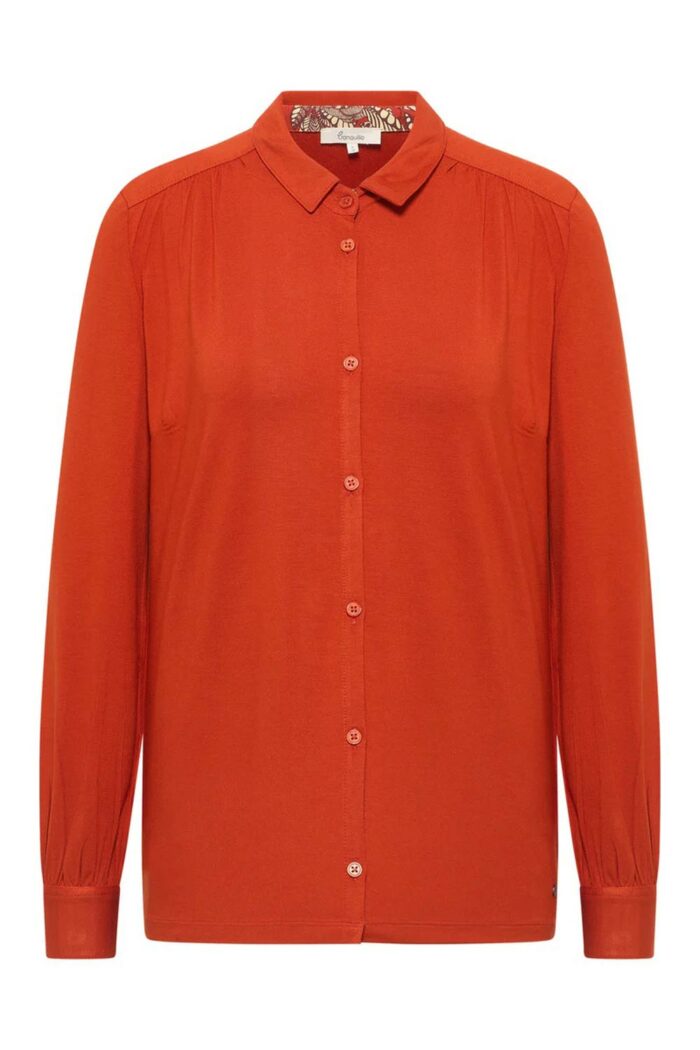 Tricot blouse oranje - Afbeelding 2