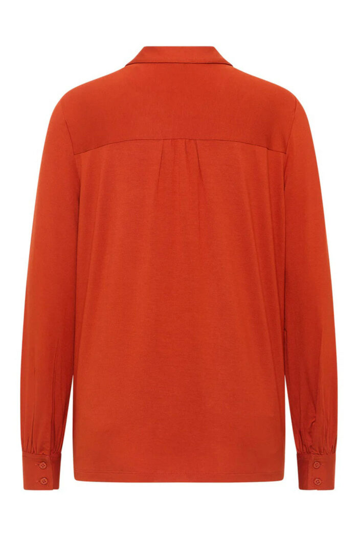 Tricot blouse oranje - Afbeelding 4