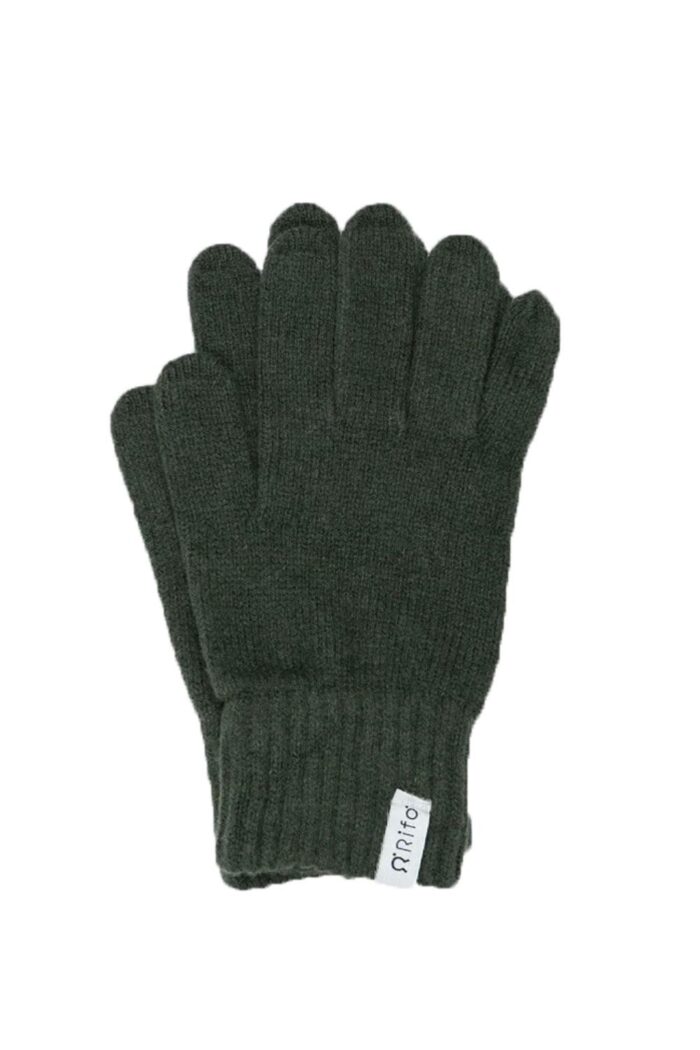 Herenhandschoenen gerecycled kasjmier groen