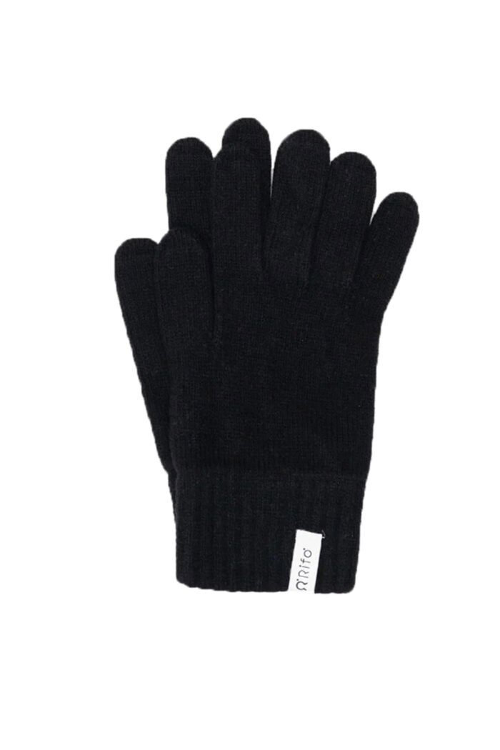 Herenhandschoenen gerecycled kasjmier zwart
