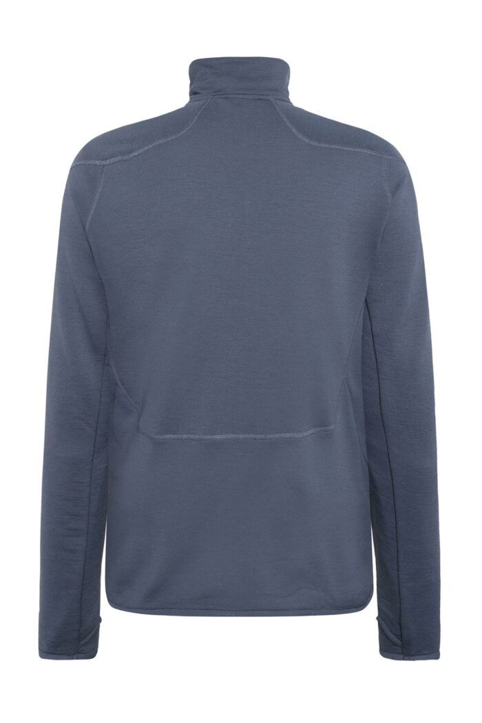 Sportief wollen vest vintage blauw - Afbeelding 2