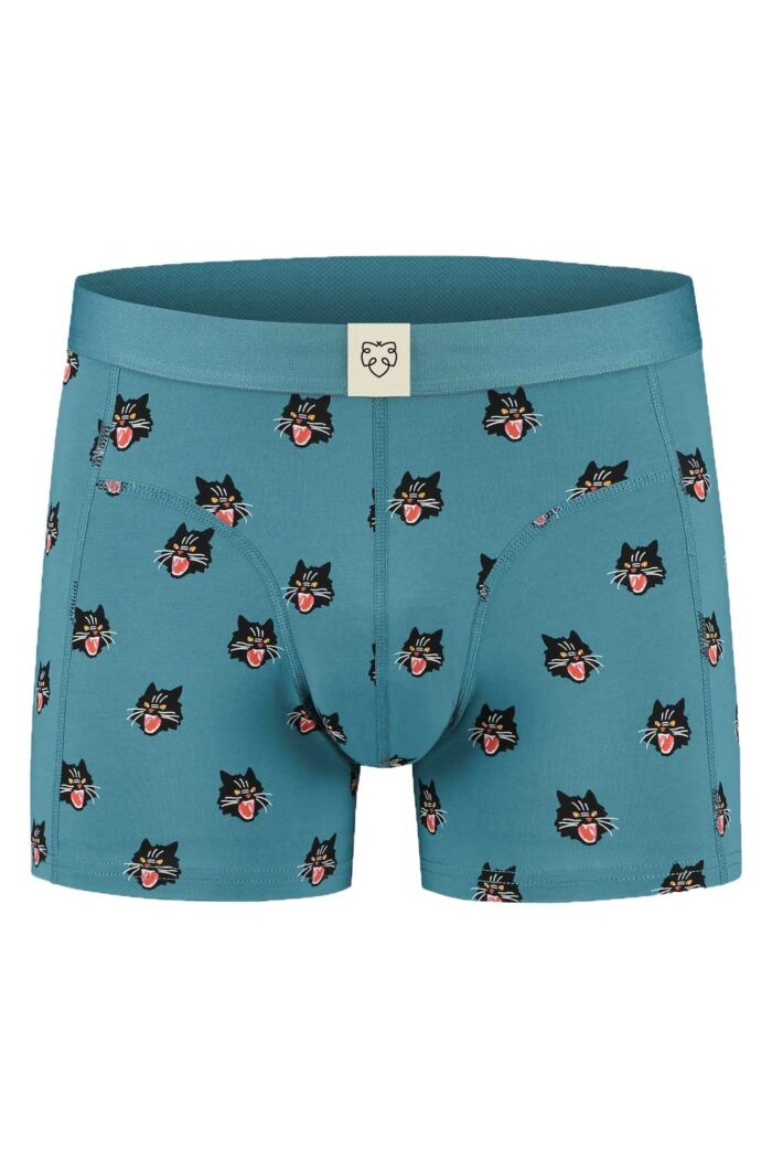 Boxershort met wilde kat