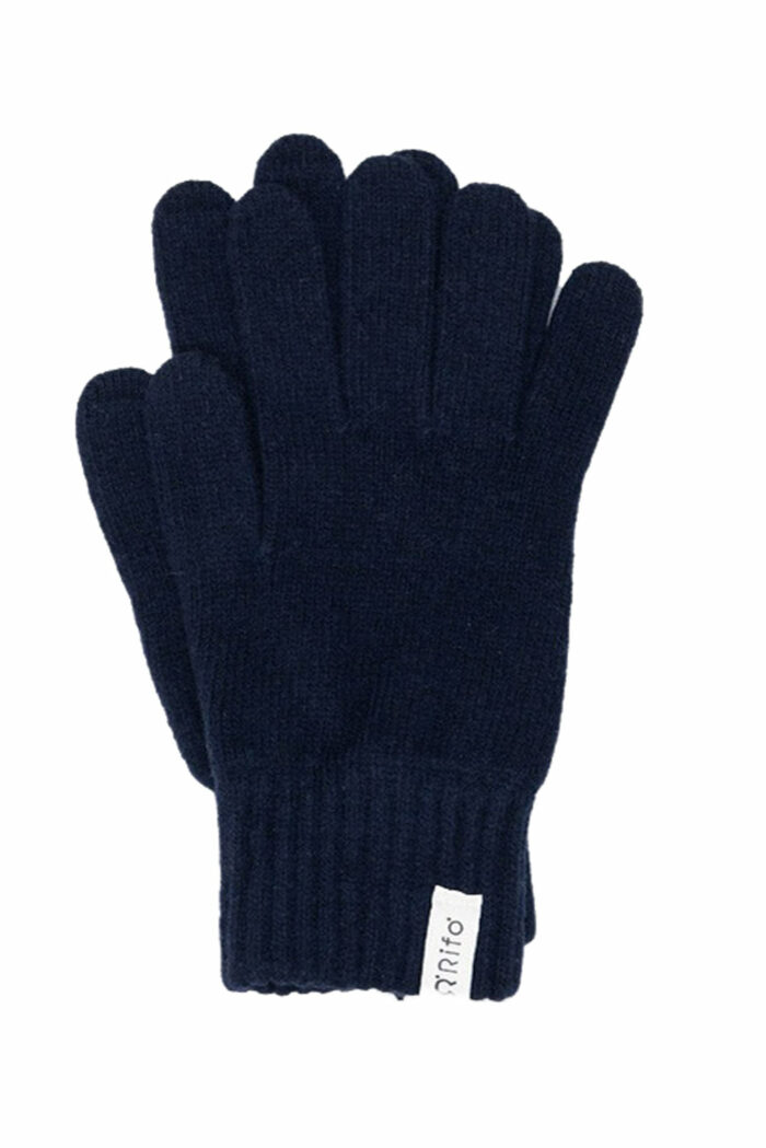 Herenhandschoenen gerecycled kasjmier donkerblauw