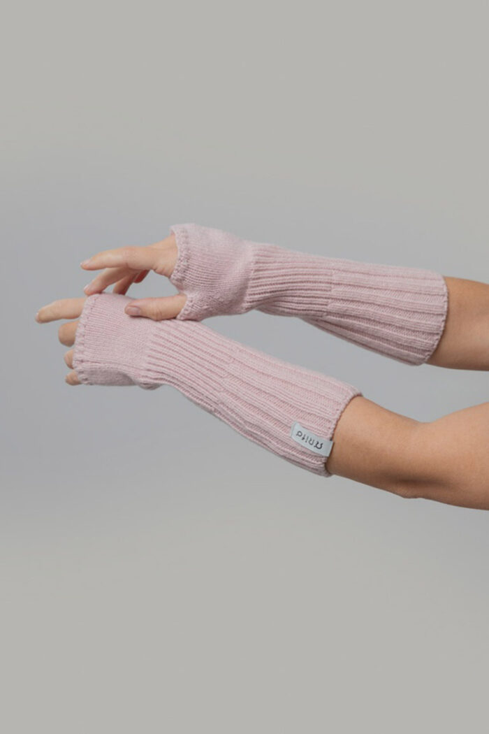 Polswarmers roze gerecycled kashmier