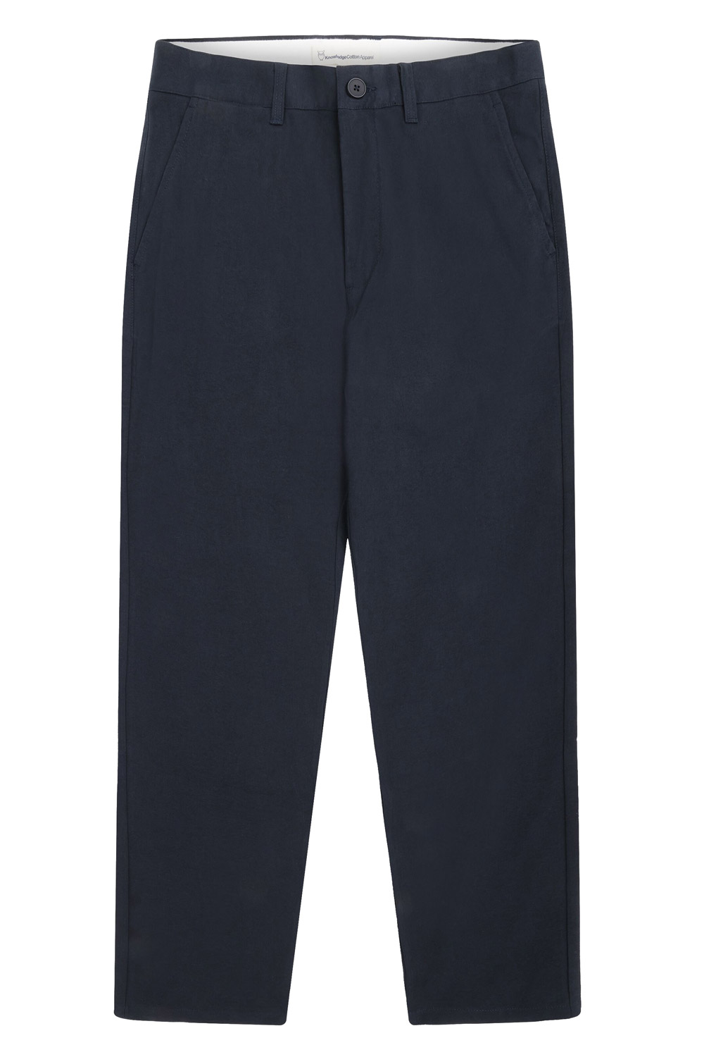 Flanellen chino broek donkerblauw - Afbeelding 2
