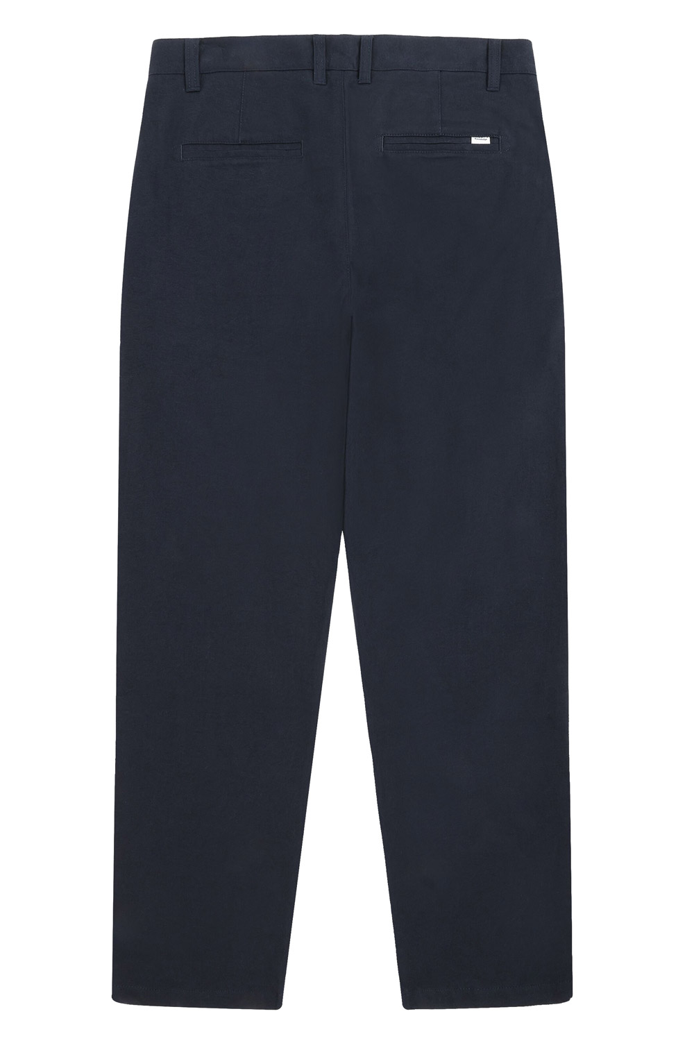 Flanellen chino broek donkerblauw - Afbeelding 4