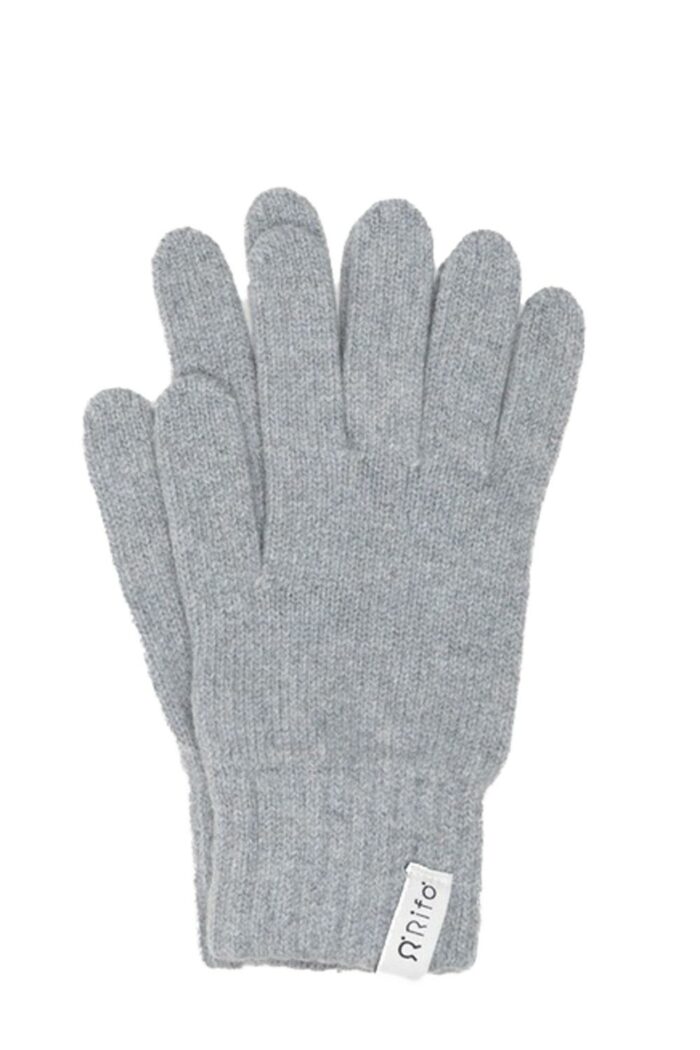 Dames handschoenen gerecycled kasjmier grijs