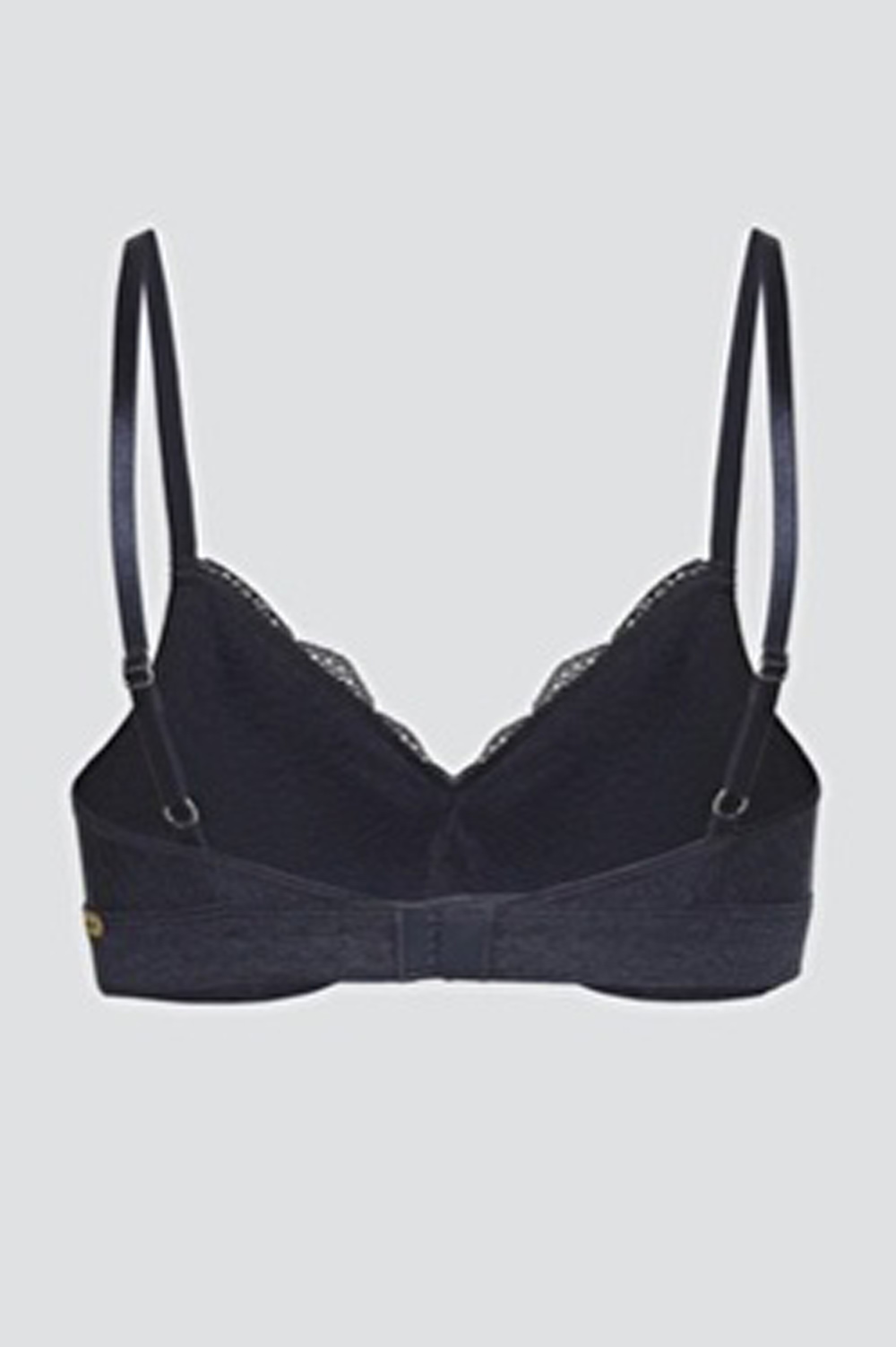 Zachte BH met kant melange blauw - Afbeelding 4