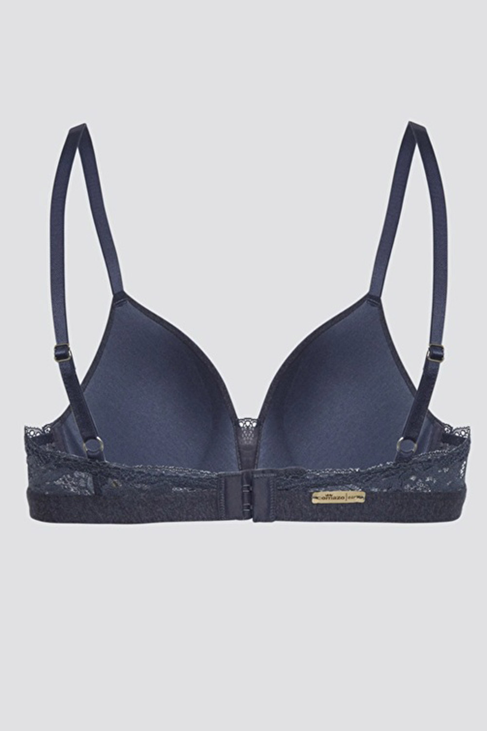 BH met kant melange blauw - Afbeelding 3