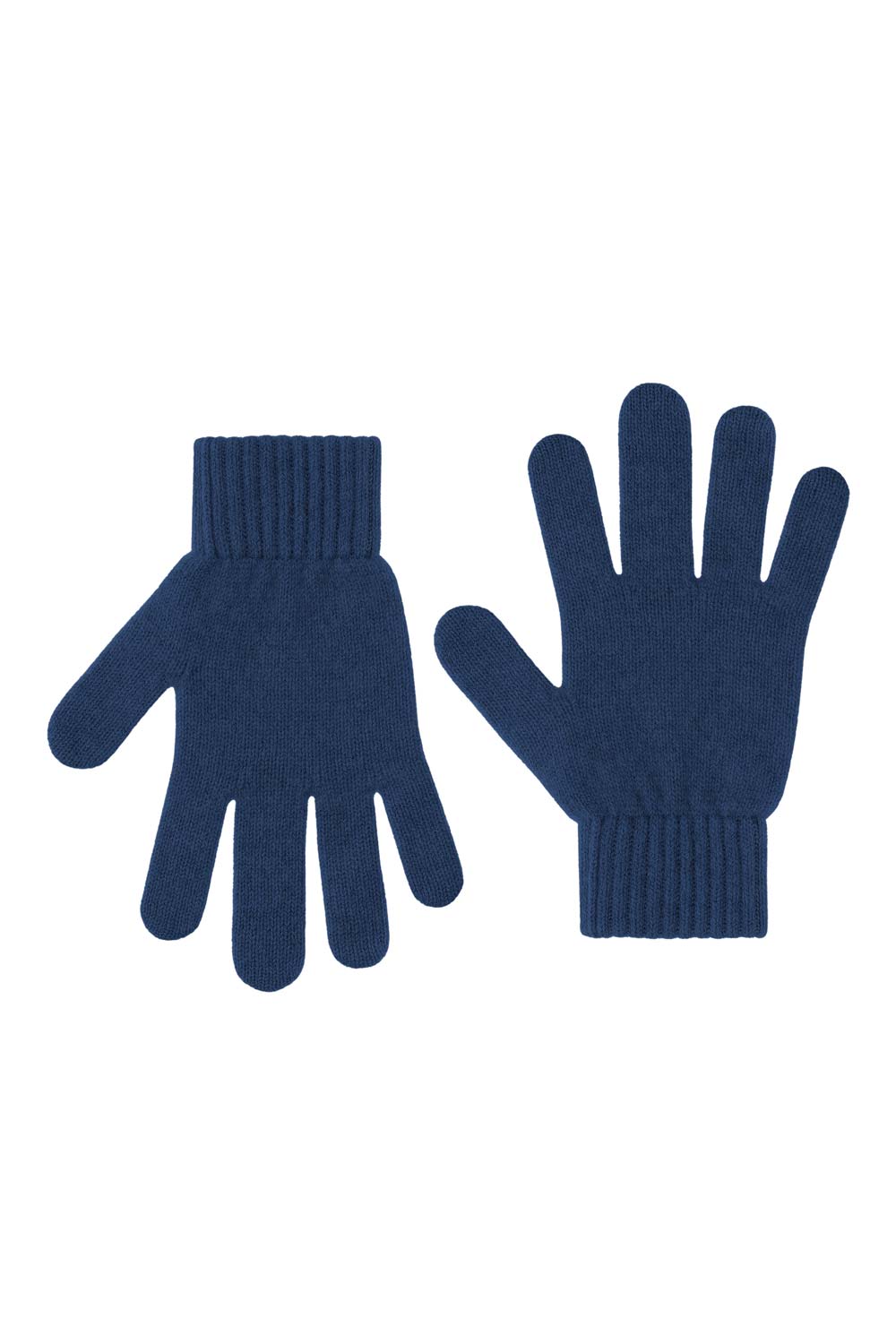 Merinowollen handschoenen marineblauw