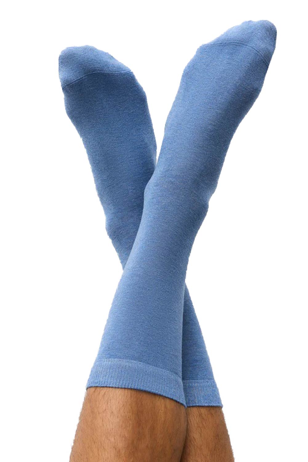 Badstof sokken blauw