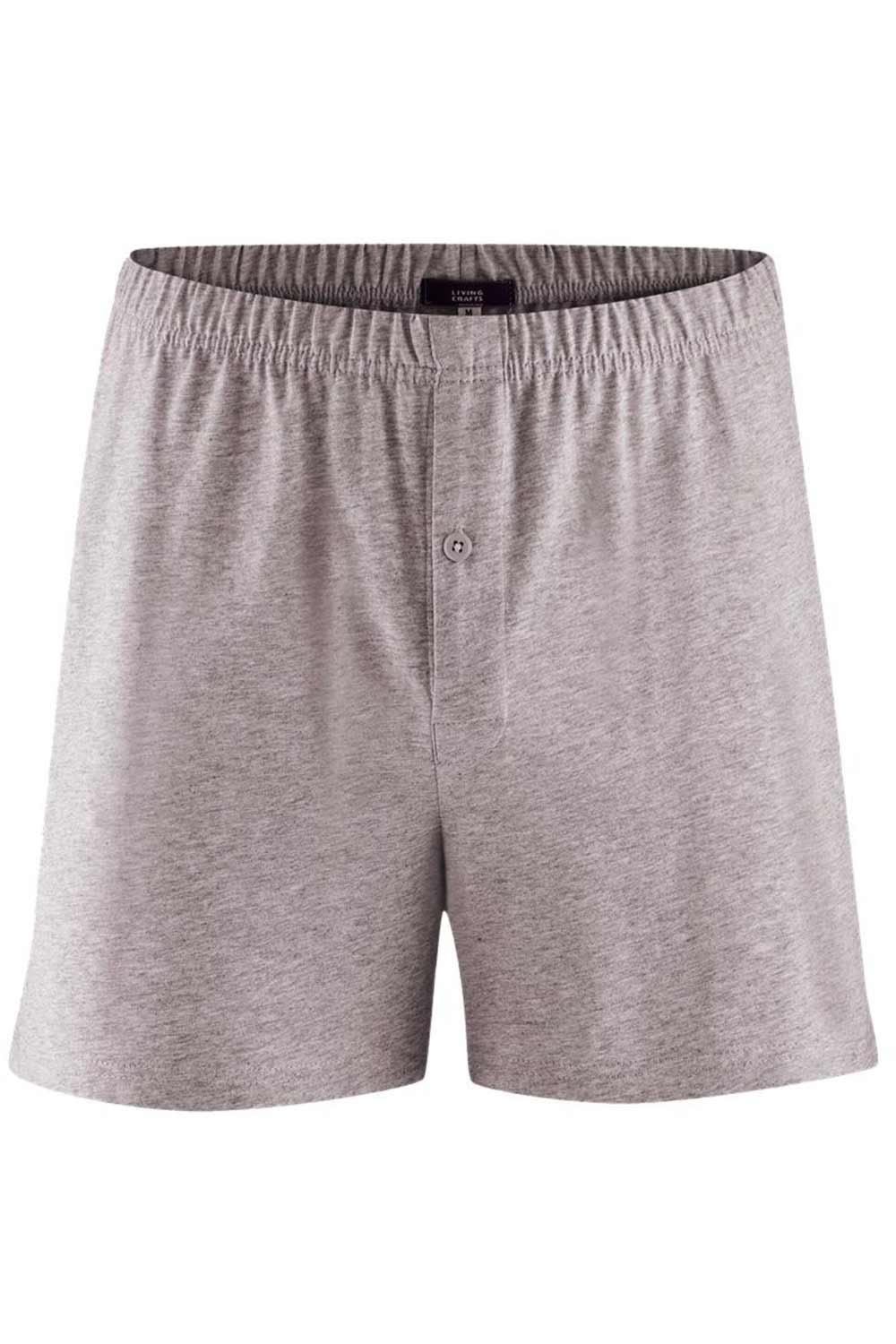 Boxershort los 100% katoen steengrijs