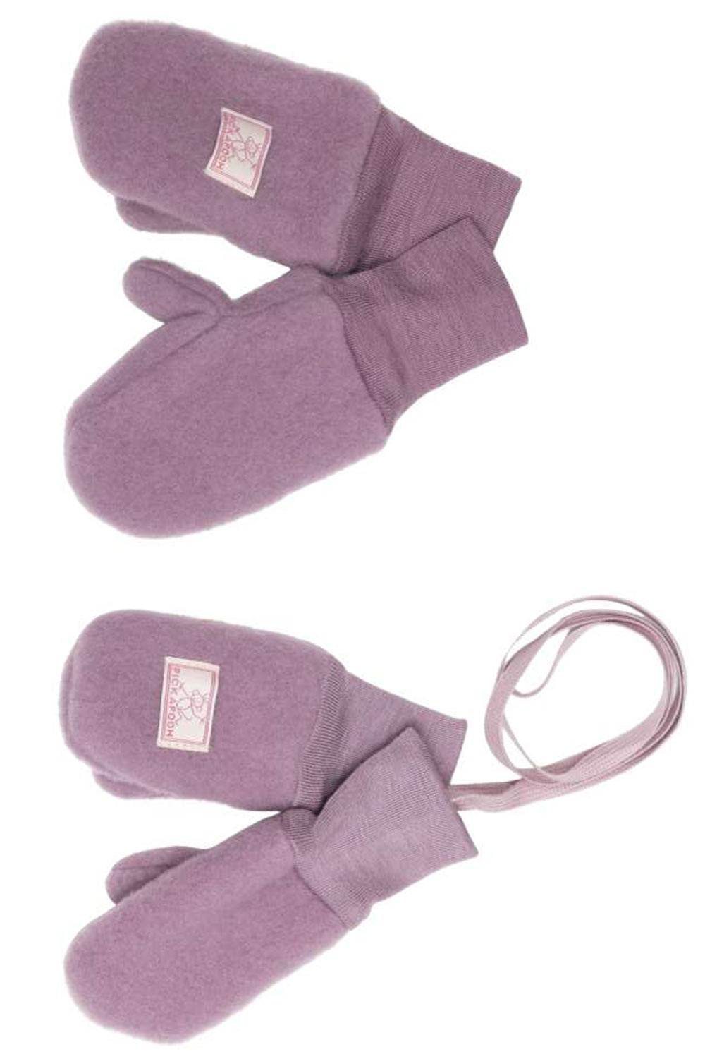 Kinderwant wolfleece oud roze