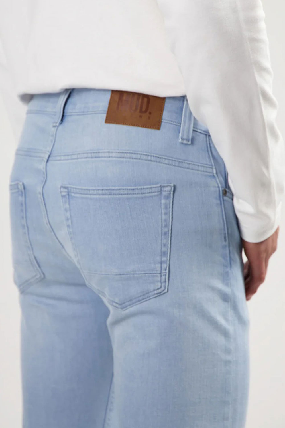 Rick mid slim sunny stone jeans lichtblauw - Afbeelding 3