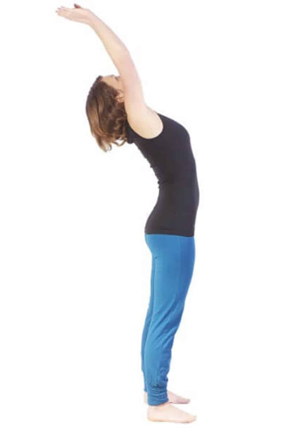 Yogabroek met manchetten blauw - Afbeelding 2