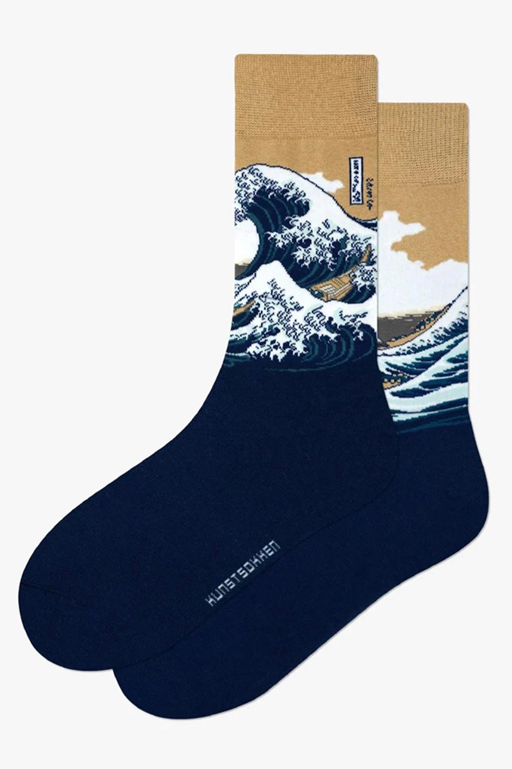 Sokken De grote golf van Kanagawa