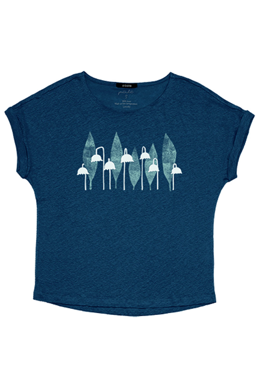 Mouwloos linnen T-shirt Lelietje van Dalen - Afbeelding 2