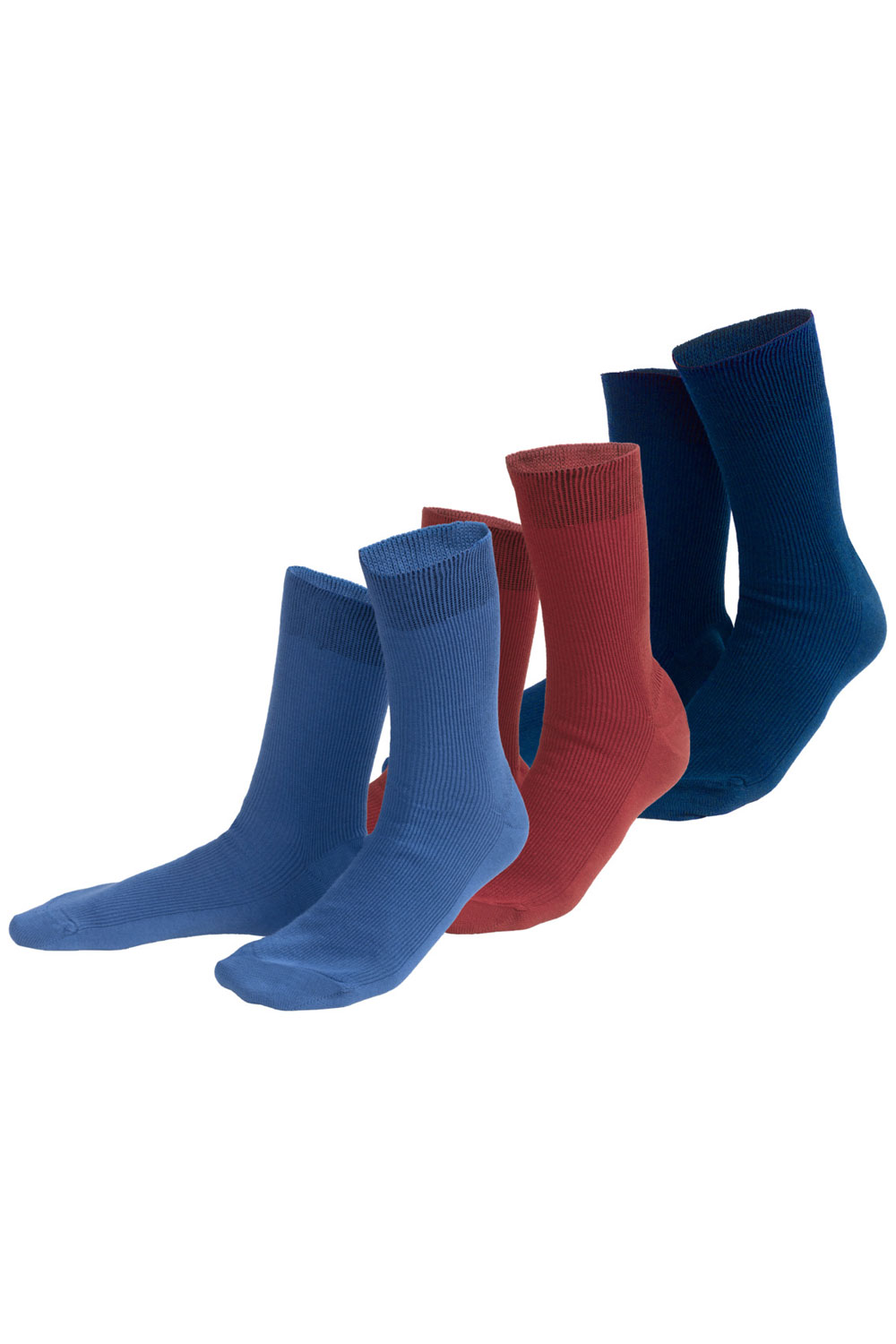 3 paar sokken 100% biokatoen