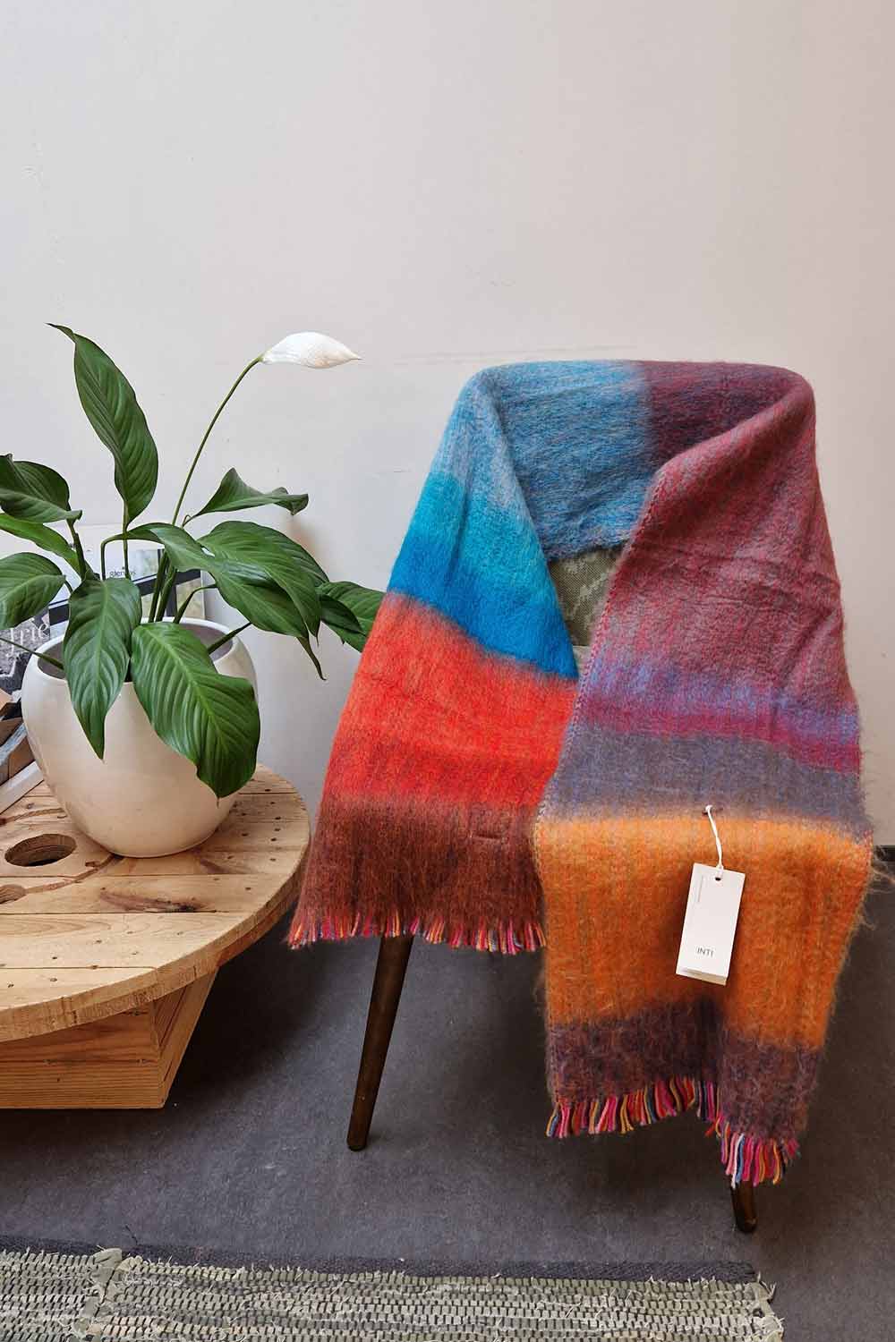 Geweven sjaal smal diverse kleuren