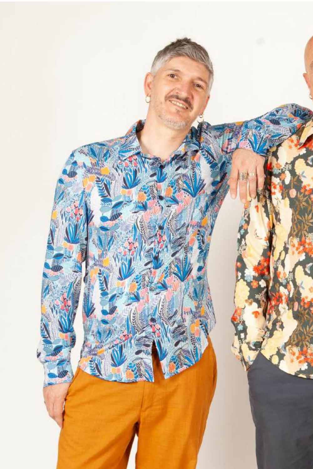 Overhemd modal lange mouw blue dreem