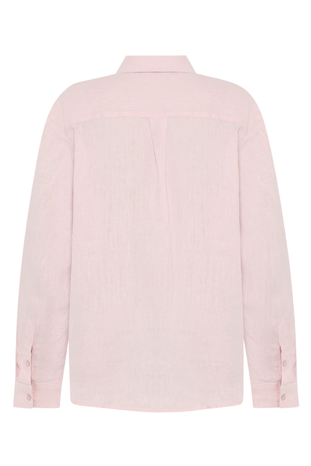 Roze blouse 100% biolinnen - Afbeelding 3