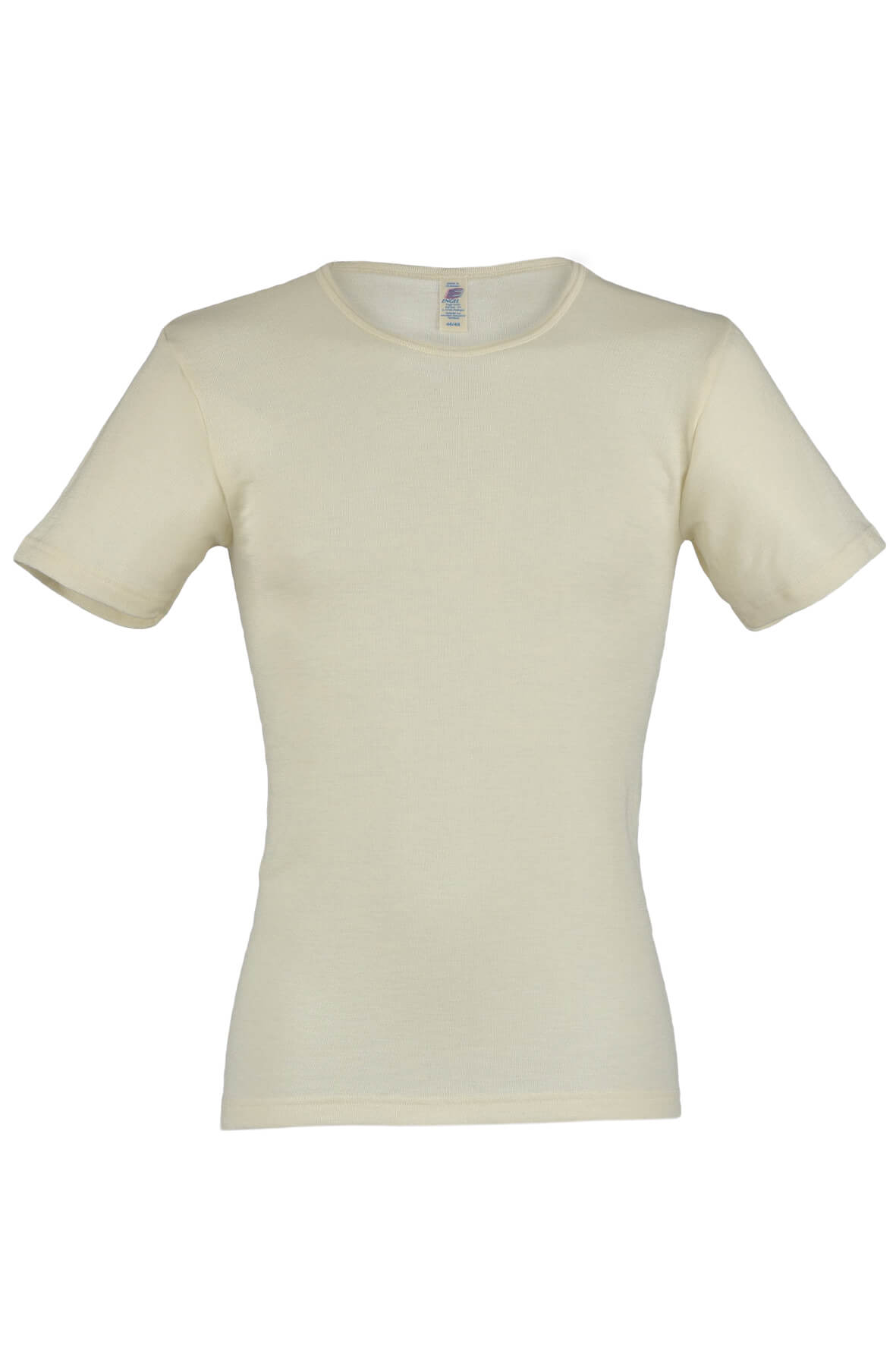 Heren t-shirt wolzijde ecru