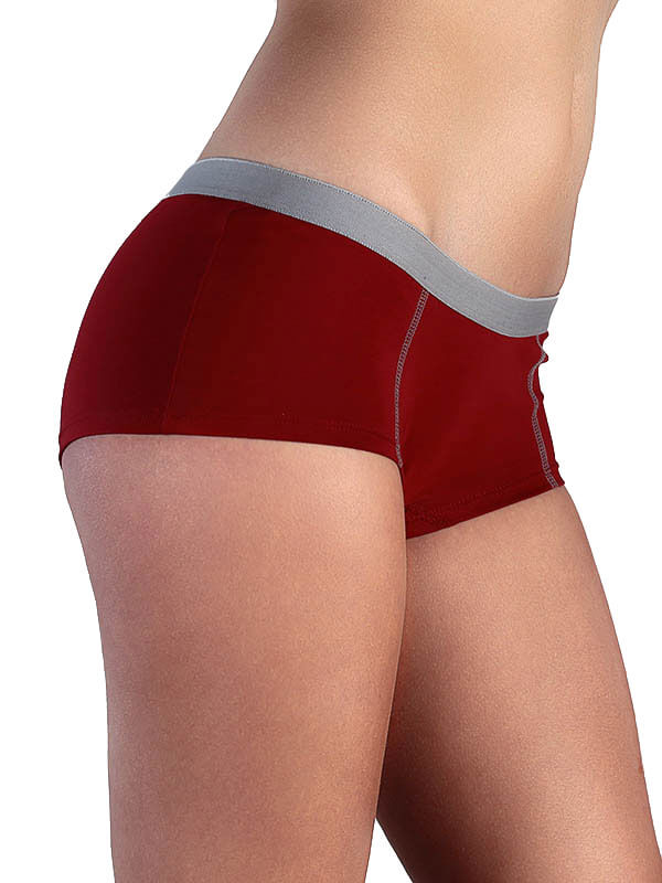 Dames boyshort rood - Afbeelding 2