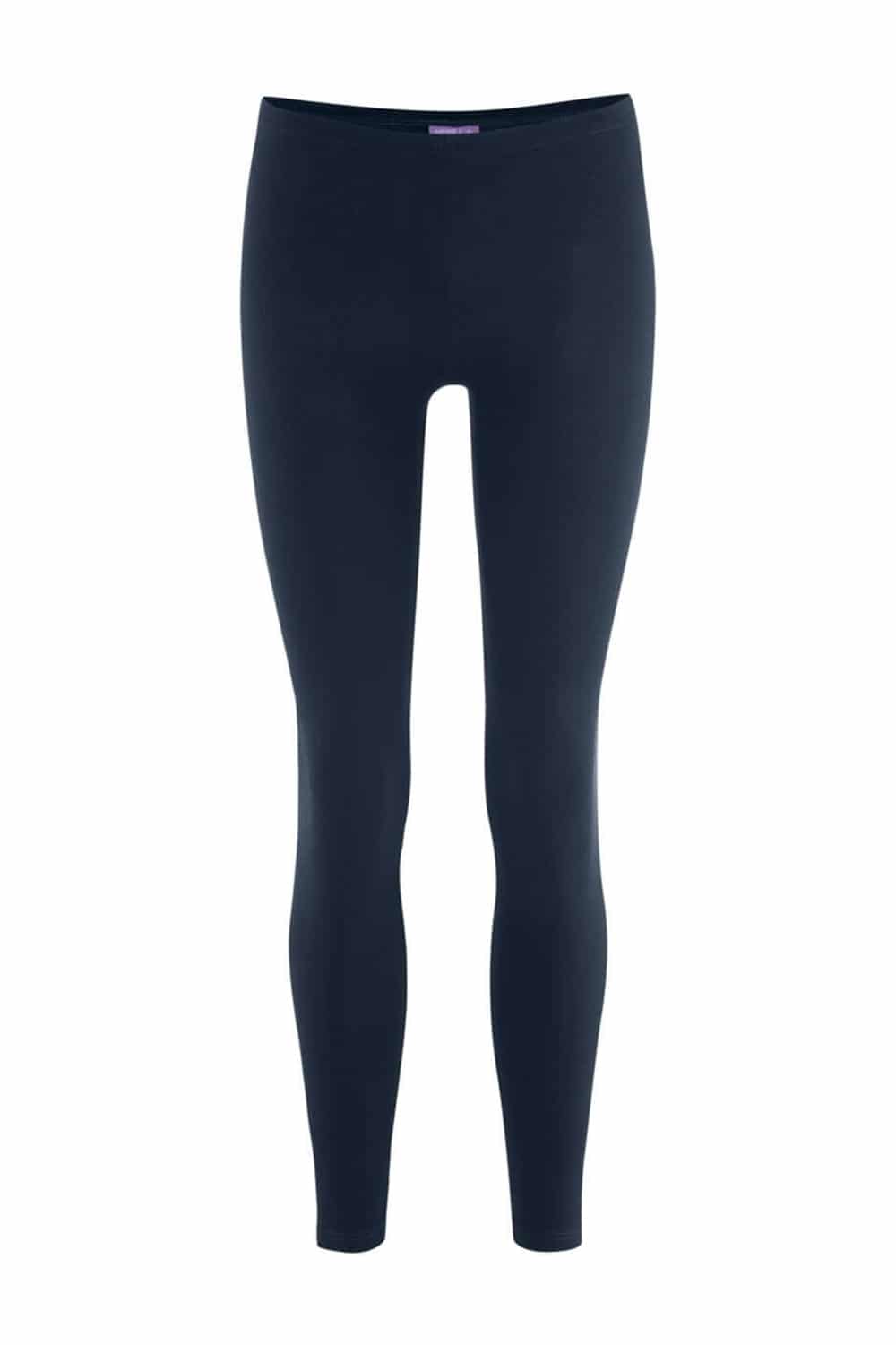 Legging biokatoen donkerblauw