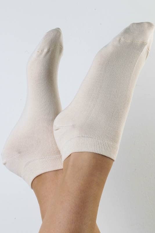 Sneakersokken ecru