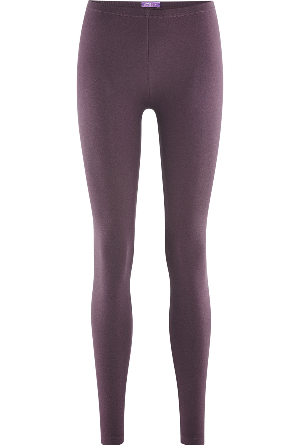 Legging biokatoen bordeaux