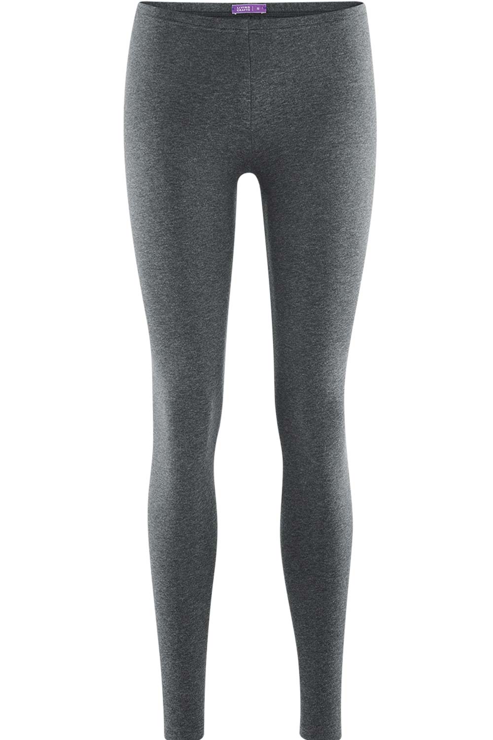 Legging biokatoen antraciet