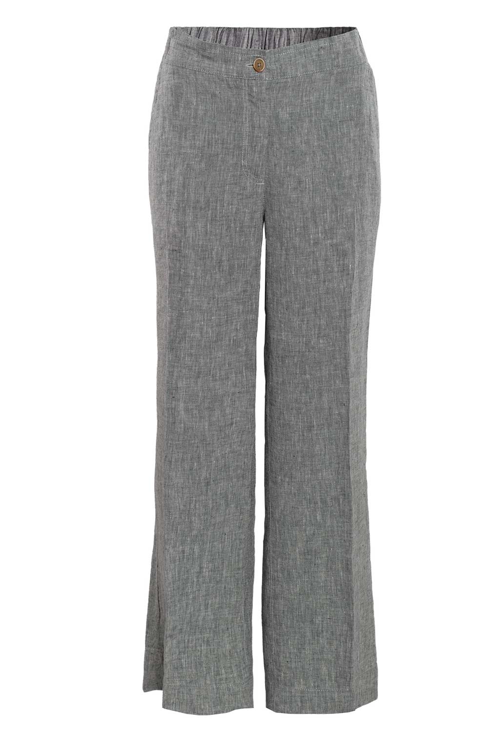 Linnen pantalon zwart-wit