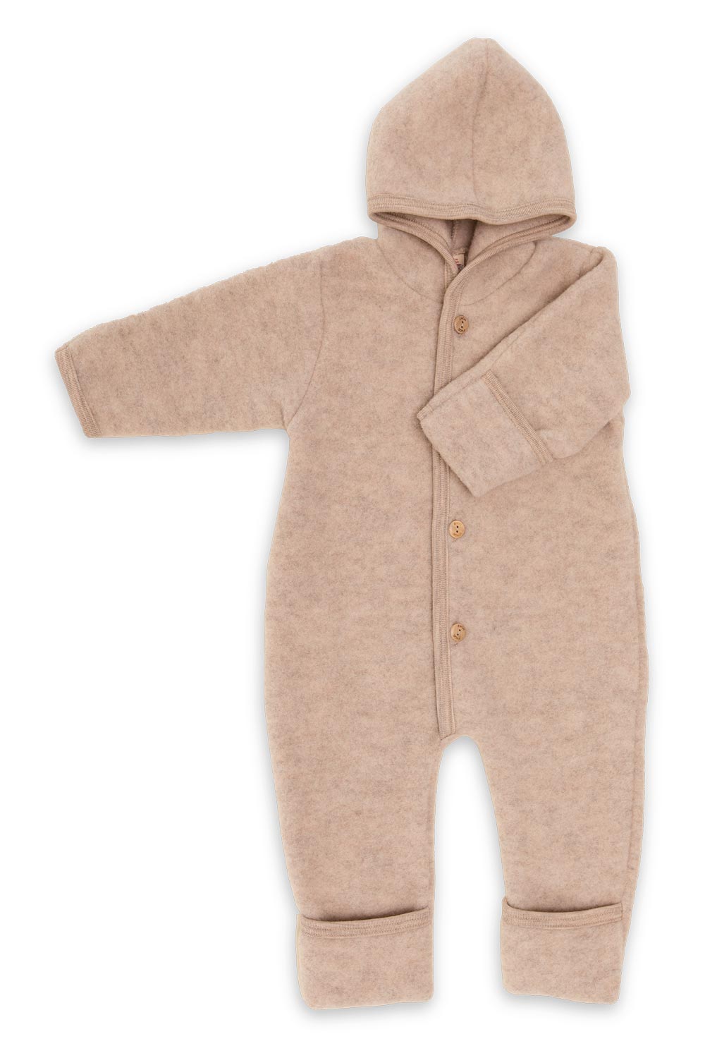 Overall 100% biologische merinowol fleece