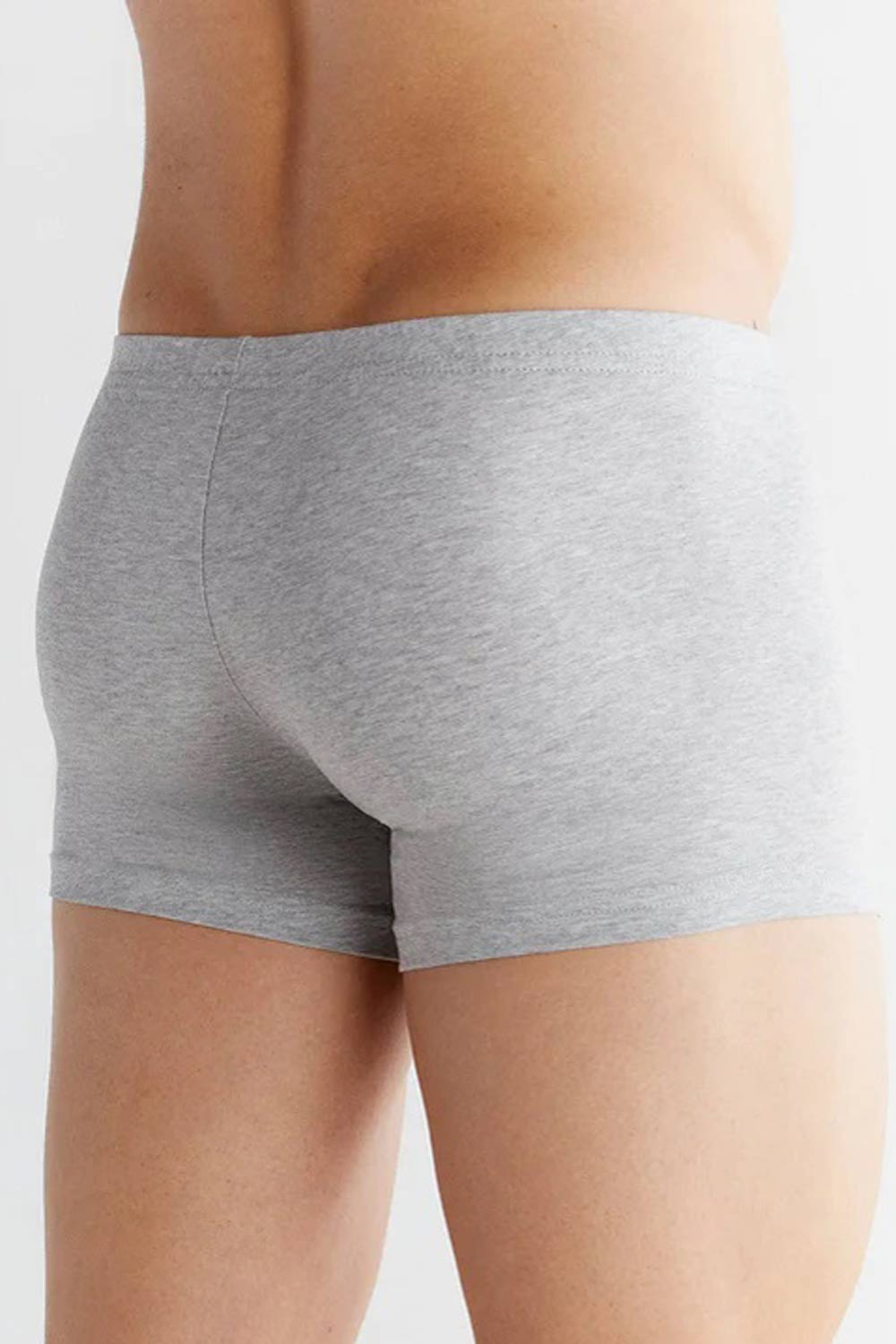 Heren boxer retroshort korte pijp grijs - Afbeelding 2