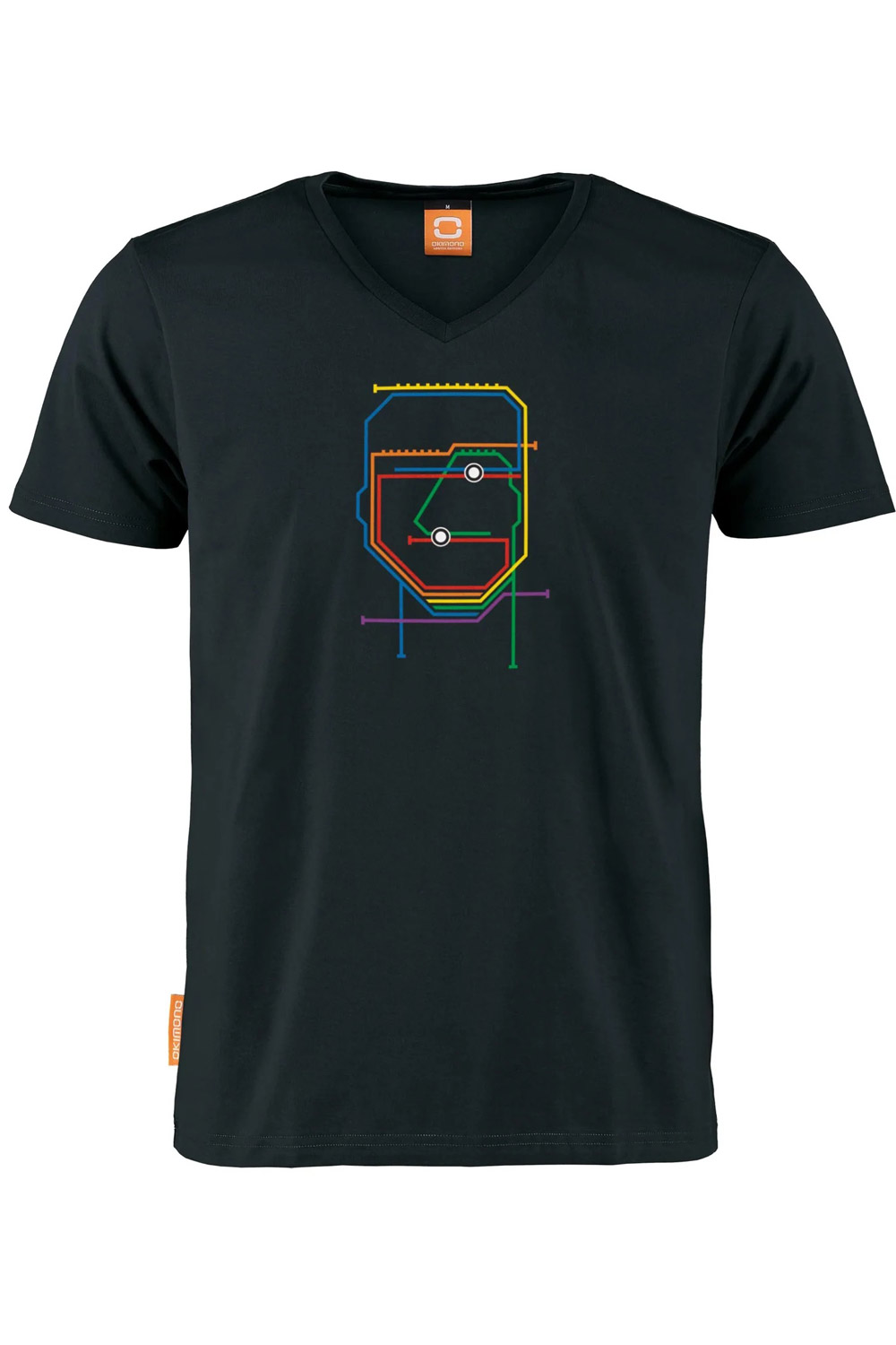 T-shirt v-hals Metroman