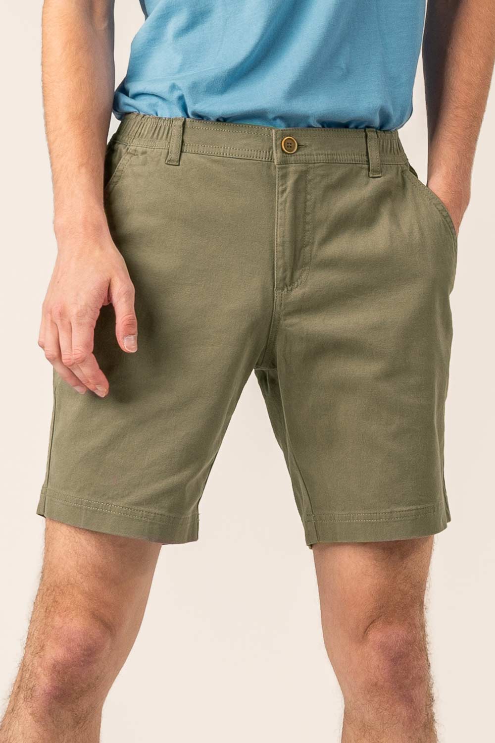 Heren korte broek groen - Afbeelding 2