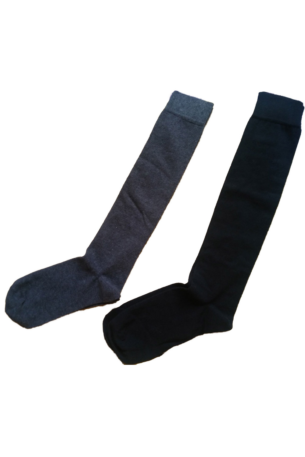 Kniekous katoen donkerblauw