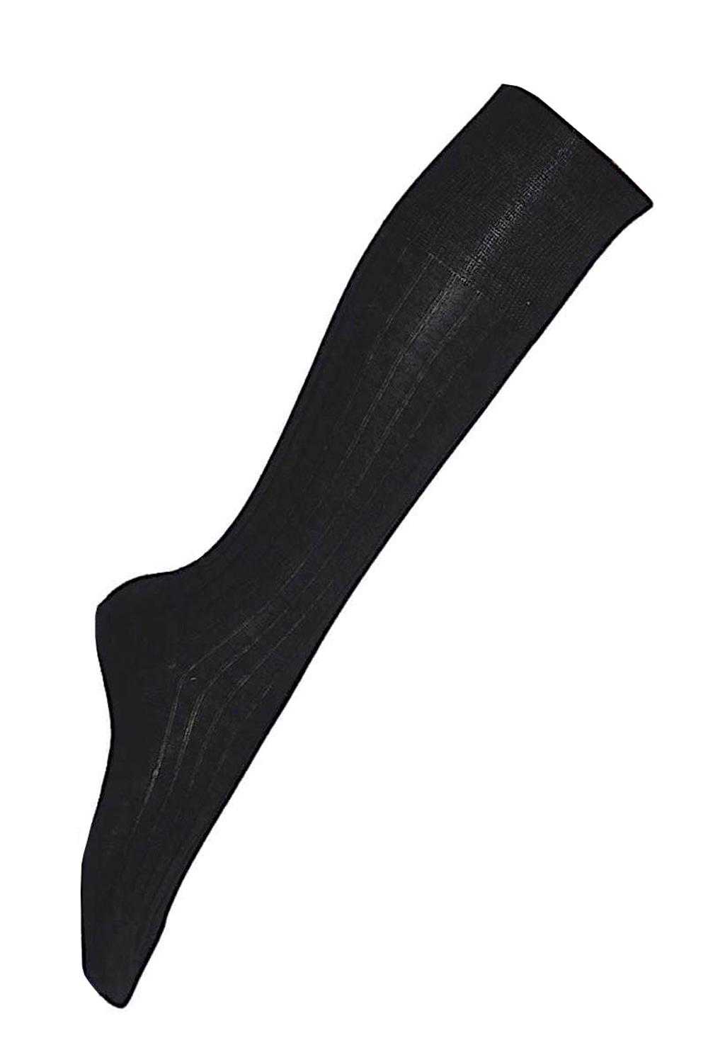 Wollen kniekous donkerblauw