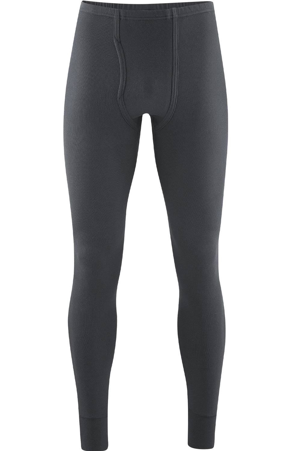 Lange onderbroek 100% biokatoen zwart