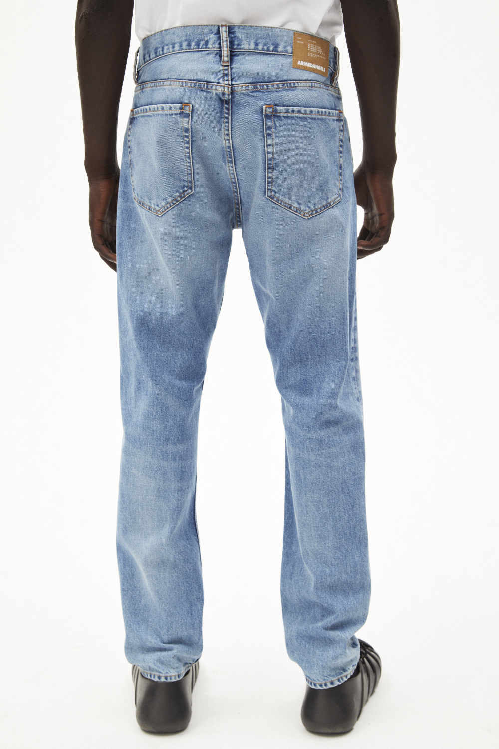 Spijkerbroek blauw 100% gereycyled katoen - Afbeelding 3