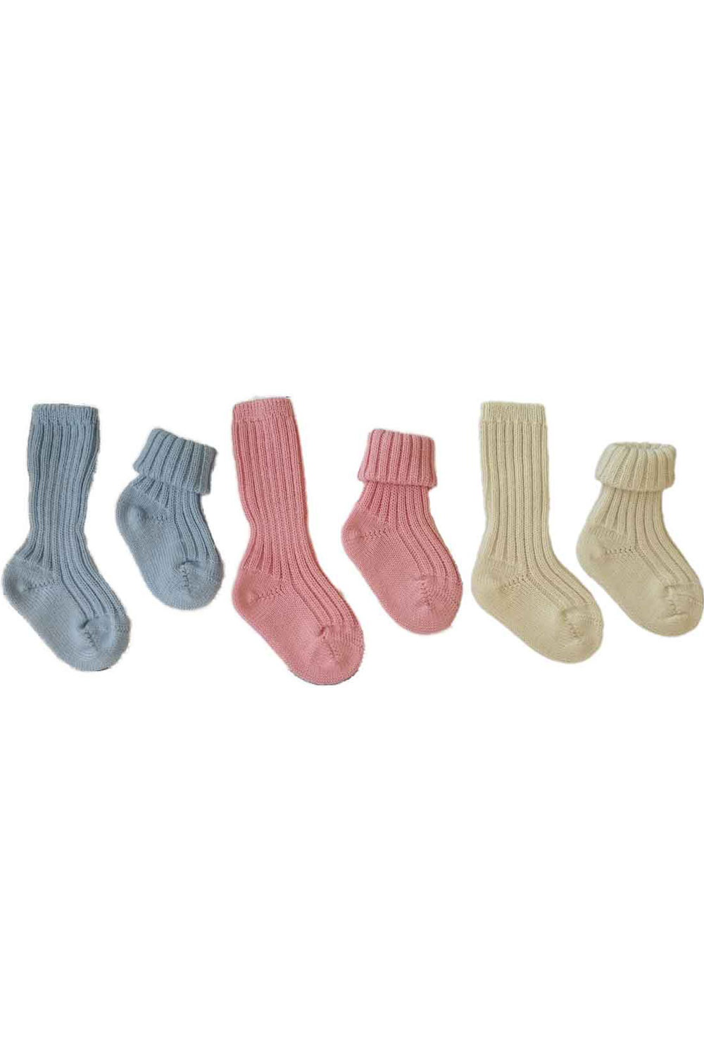 Baby/kindersokjes van 100% wol