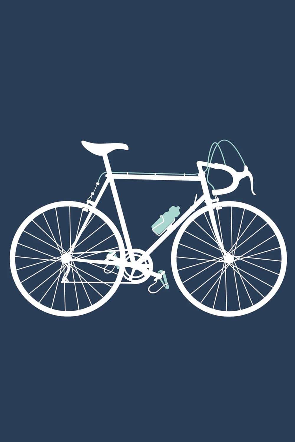 Hoody met fiets Cycling Seventies - Afbeelding 2